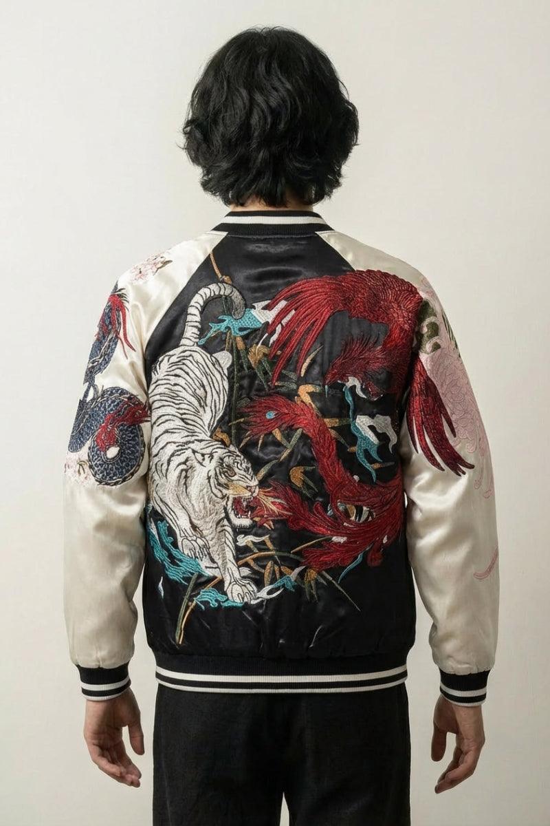 Back view of Japanese garment