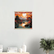 Japanese Landscape Painting 'Tsuruga'