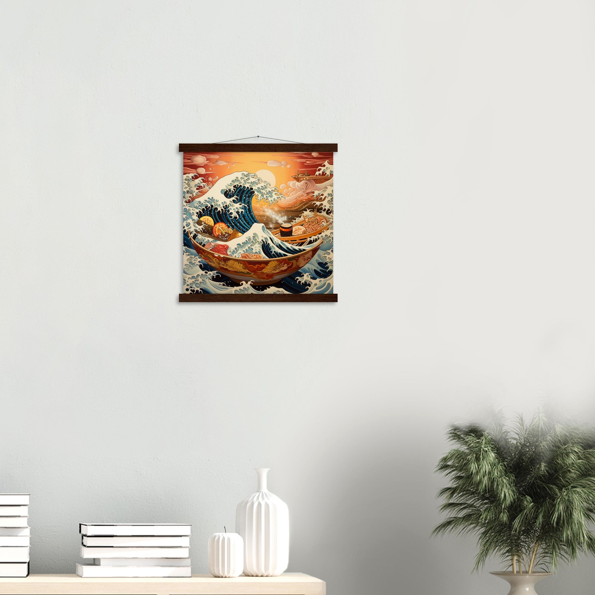 Modern Japanese Wall Art 'Kanagawa'
