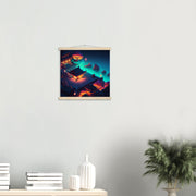 Japanese Design Wall Art 'Koi x Hokusai'