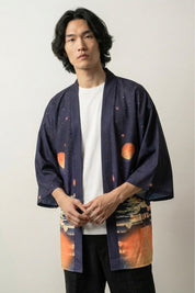 Japanese-style kimono for men