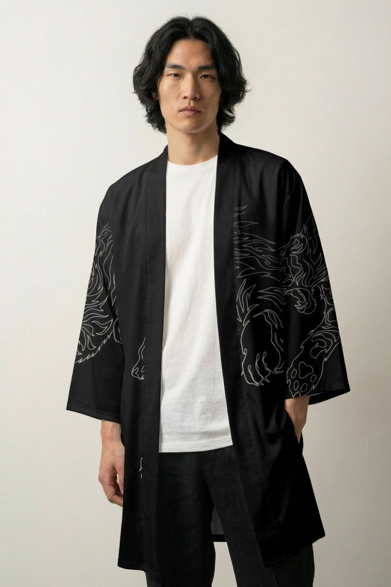 Happi Coat 'Kuro Tora' | Japan Clothing