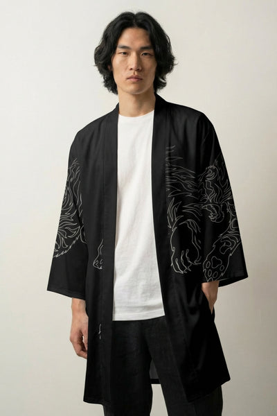 Happi Coat 'Kuro Tora'
