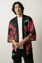 Happi Coat 'Oni Kuro' | Japan Clothing