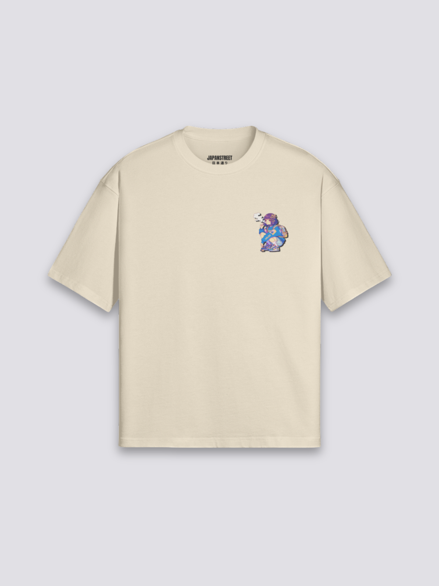 Styled look featuring japanese t-shirt