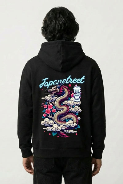 Japanese Brand Hoodie - りゅうじん