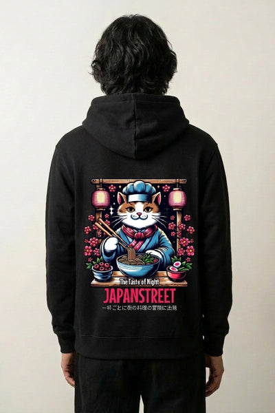 Japanese Cat Hoodie - ねこ