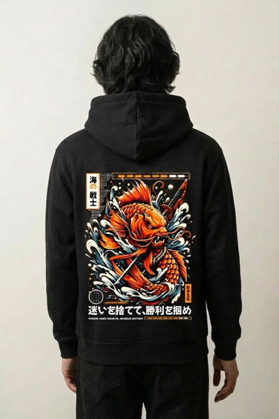 Japanese Graphic Hoodie - ランチュウ