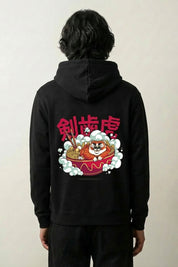 Hoodie with Japanese Writing - ニホンヅル | Japan Clothing