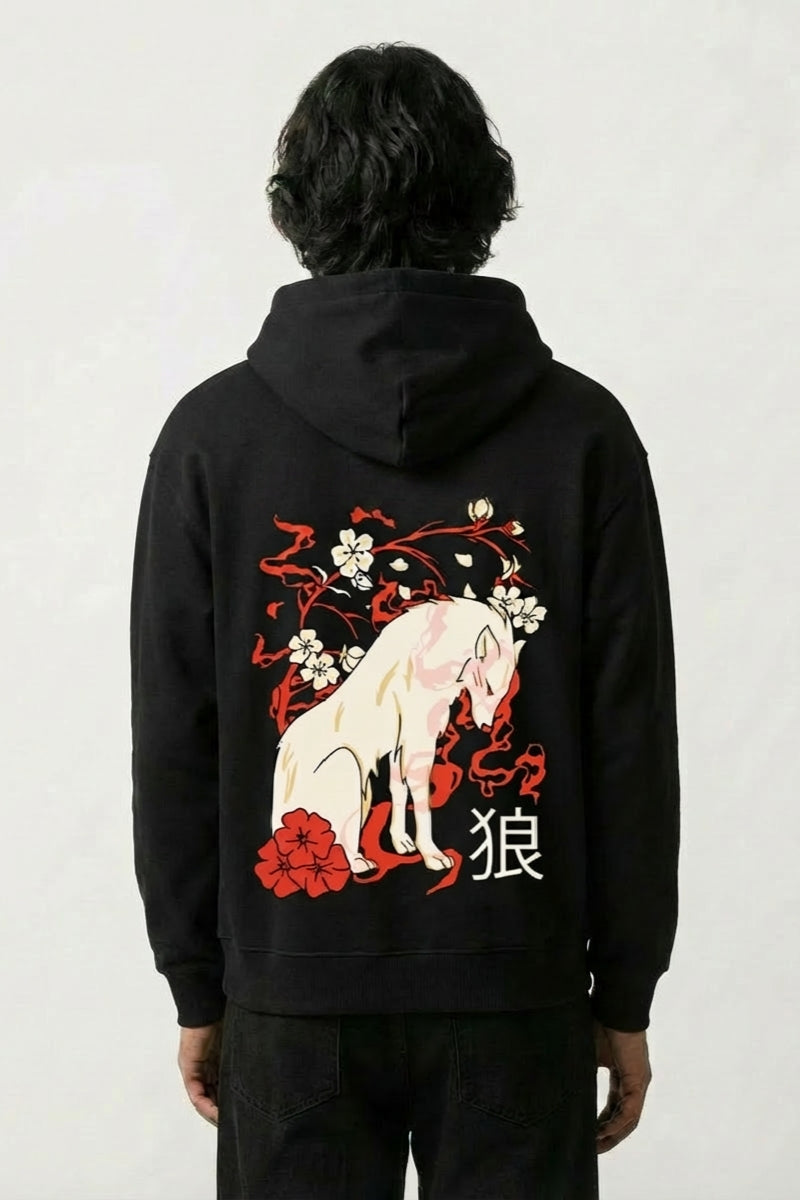 Japanese Drawing Hoodie - ドレッシン | Japan Clothing