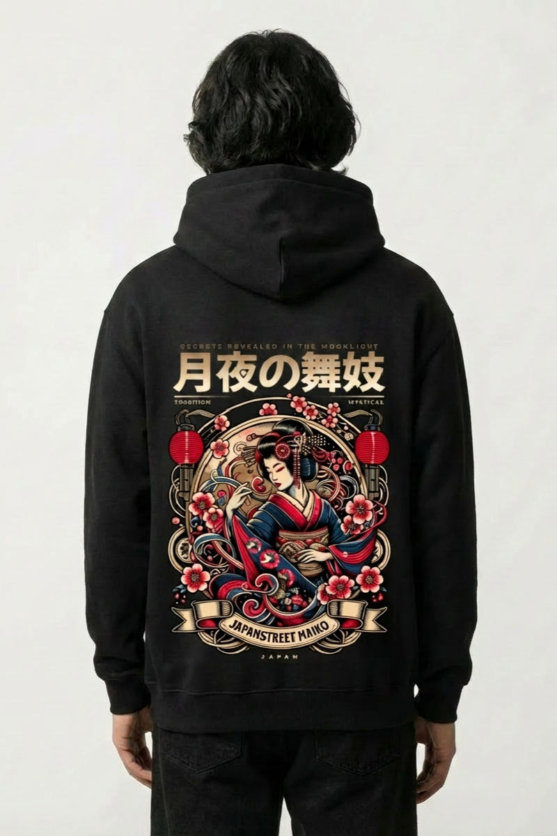 Geisha Hoodie - げいしゃ | Japan Clothing