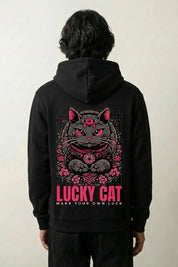 Maneki Neko Hoodie - 招き猫 | Japan Clothing