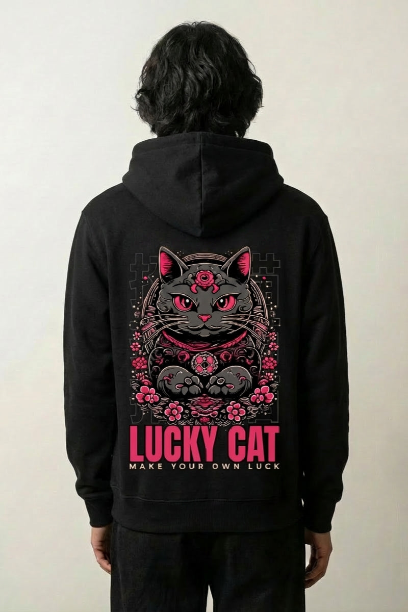 Maneki Neko Hoodie - 招き猫 – JAPAN CLOTHING