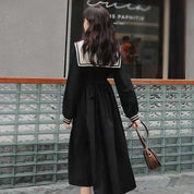 Japanese Black Dress 'Sashiko'