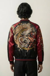 Japanese Bomber Jacket Men 'Sue-Ryu' | Japan Clothing