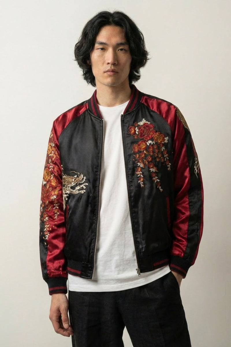 Back view of Japanese garment