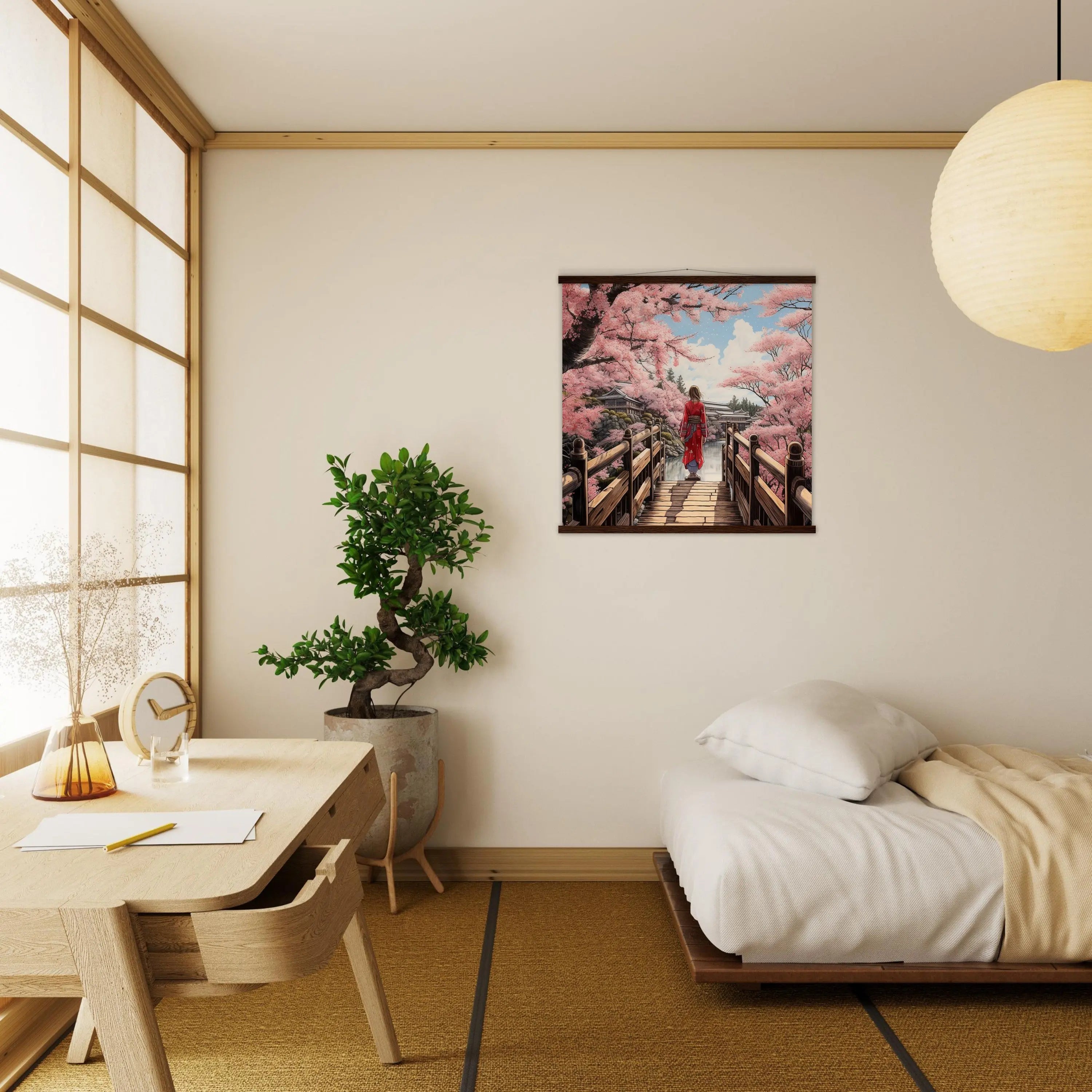 Japanese Cherry Blossom Painting 'Sakura'