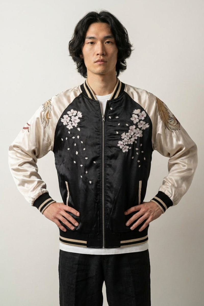 Back view of Japanese garment