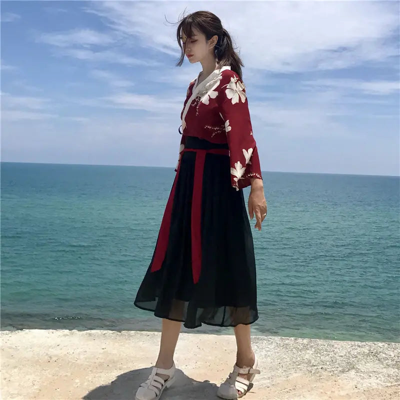 Japanese Dress Woman 'Yushoku'