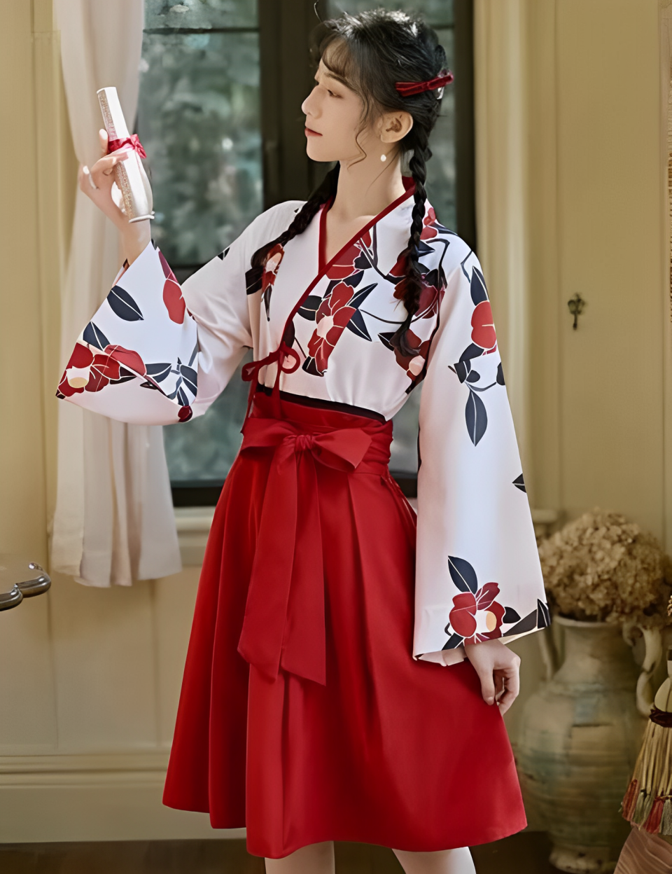 Elegant Japan dress in a 40's style