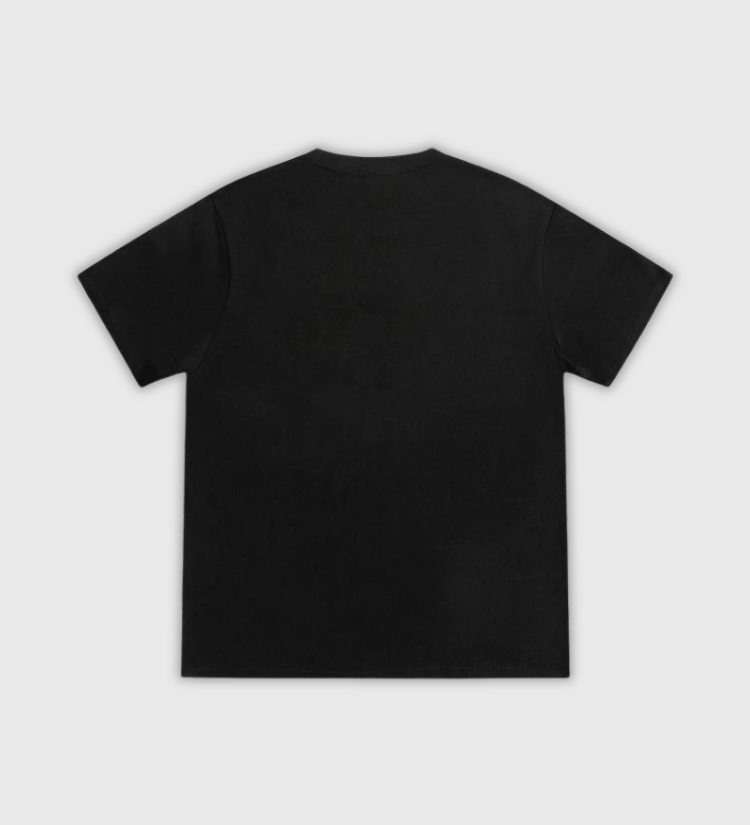 An elegant Japanese t-shirt with traditional crane embroidery