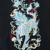 Japanese Embroidery T-Shirt 'Matsuba'