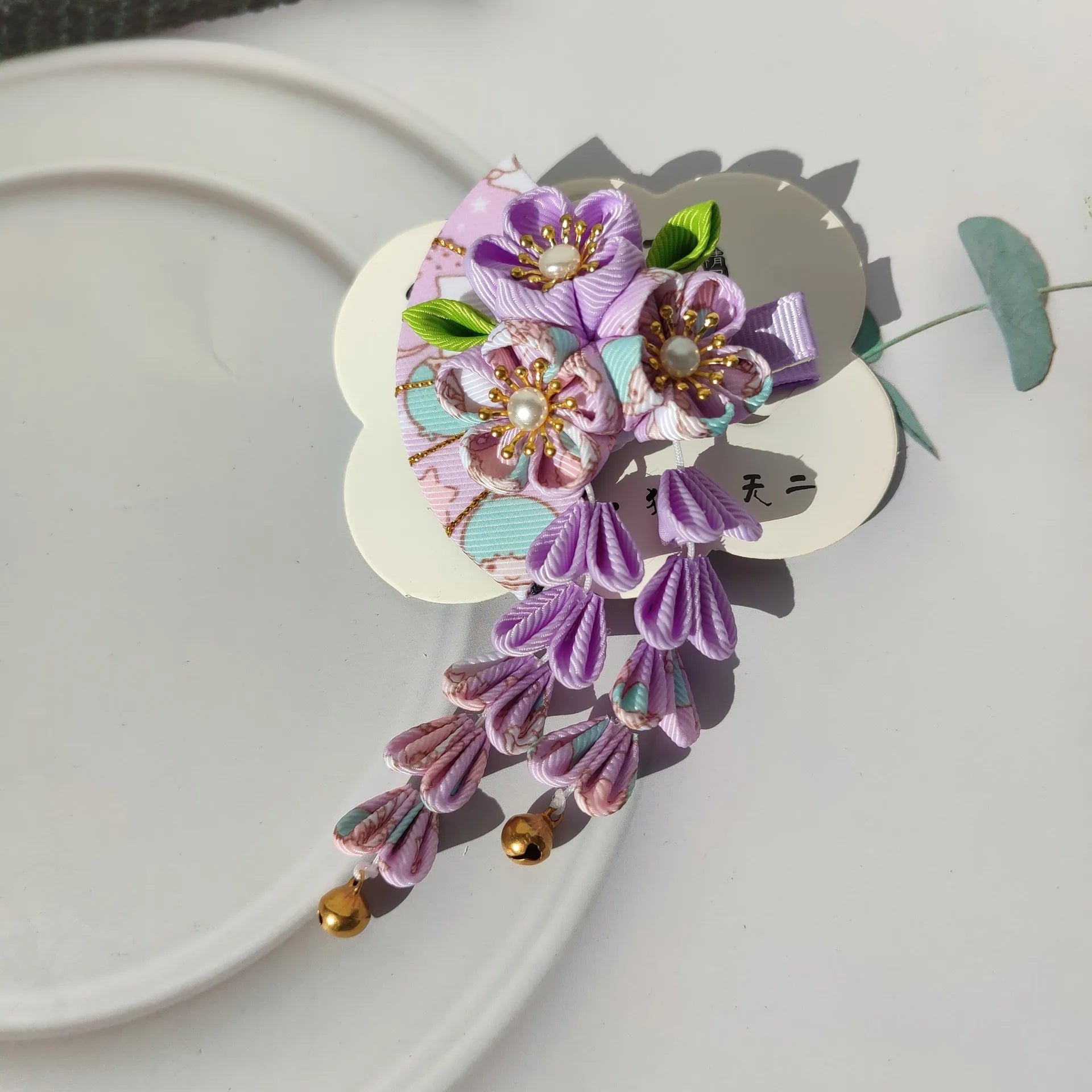 Detail view of Japanese garment - Japanese Hair Pin