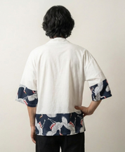Back view of Japanese garment for men