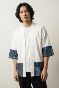 Japanese Kimono Jacket Mens 'Mitsuo'
