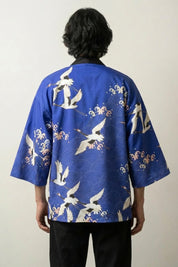 Back view of kimono jacket for men