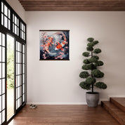 Japanese Koi Fish Painting 'Tetsuki'