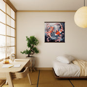 Japanese Koi Fish Painting 'Tetsuki'