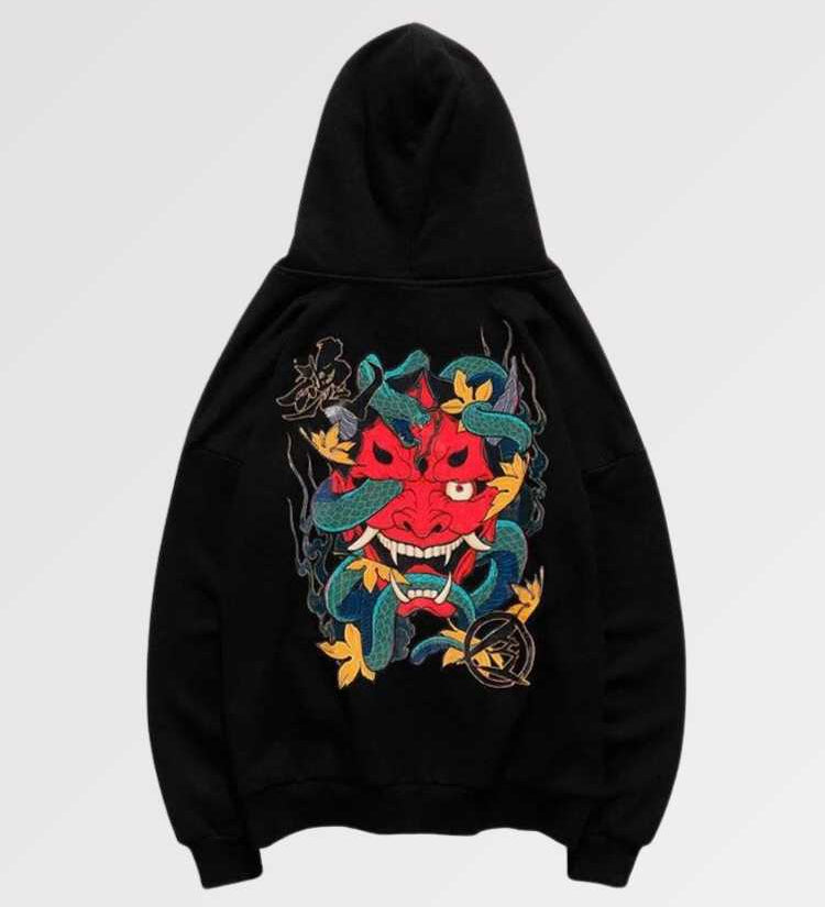 Japanese Oni Hoodie