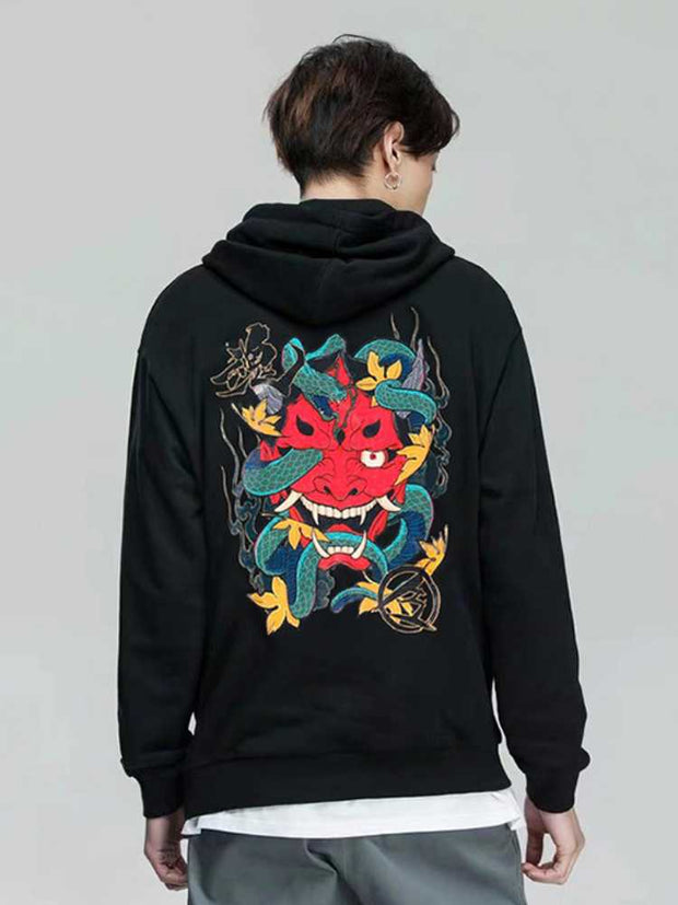 Tame the supernatural creatures of Japanese folklore with our japanese oni hoodie
