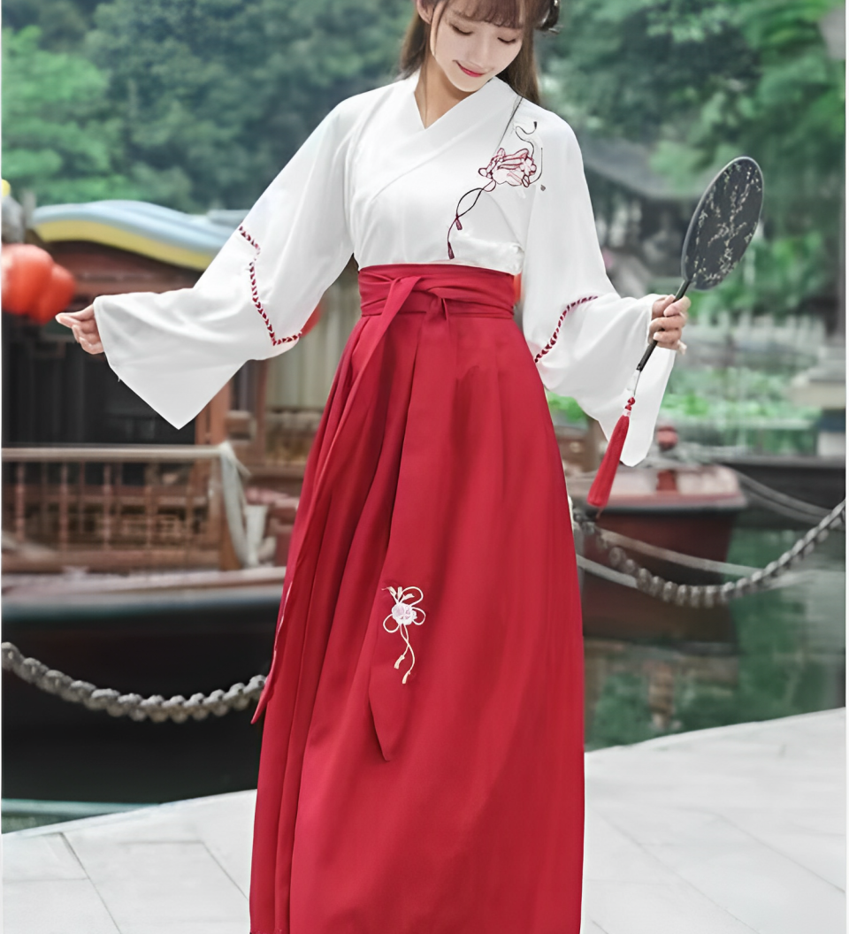 Japanese Print Dress