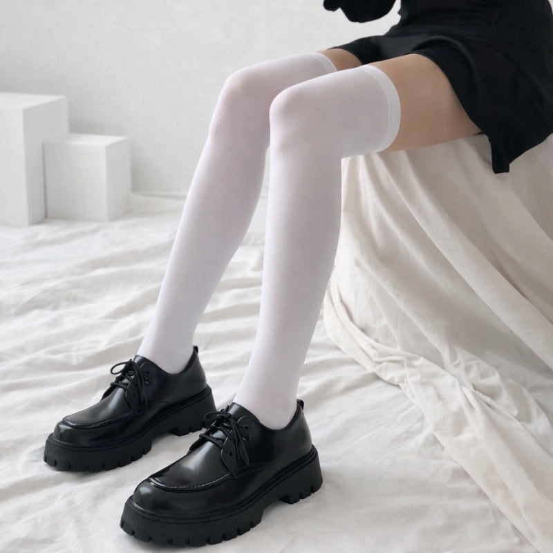 Japanese School Uniform High Socks – Classic Student Style