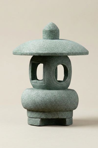 Japanese stone garden lantern