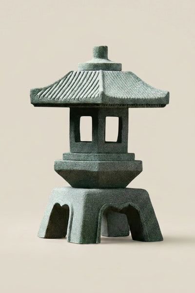 Japanese stone outdoor lantern