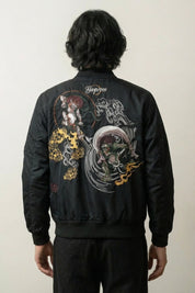 Japanese Streetwear Bomber Jacket 'Yokai' | Japan Clothing