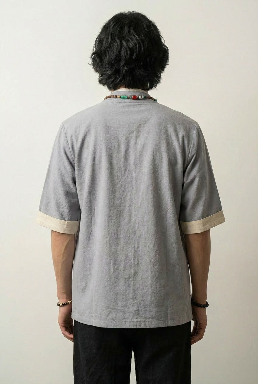 Back view of grey for men