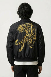Japanese Sukajan Jacket 'Kurogane' | Japan Clothing