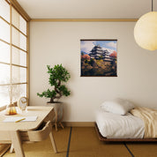 Japanese Temple Painting 'Himeji Castle'