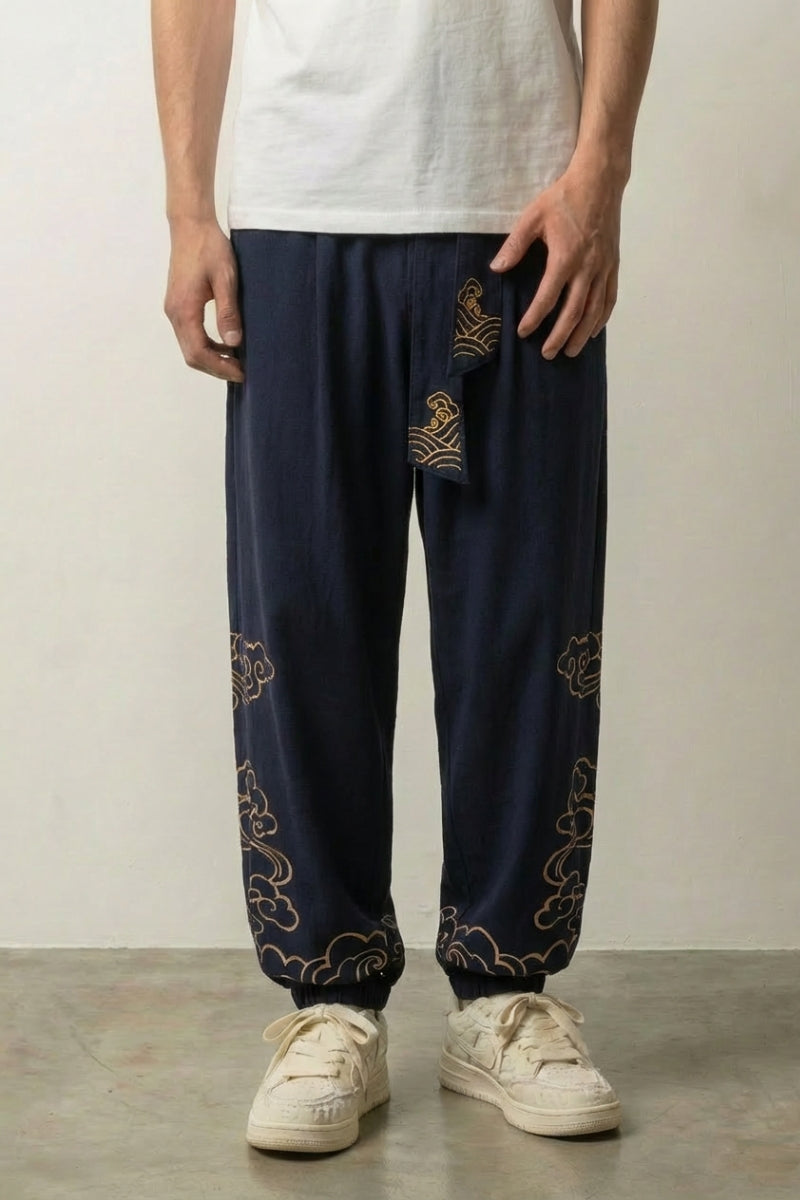 Japanese-style obi belt