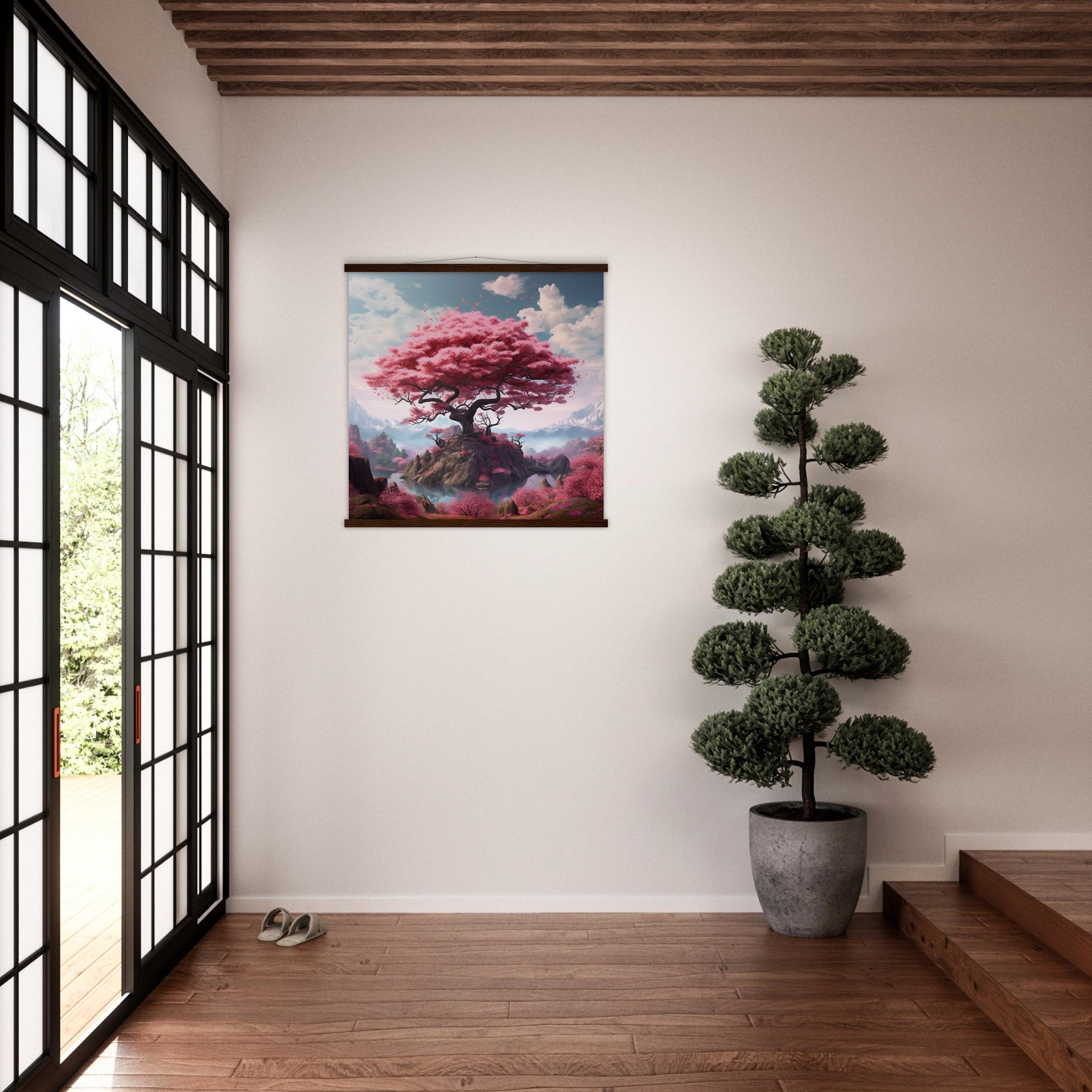 Japanese Tree Painting 'Blossom'