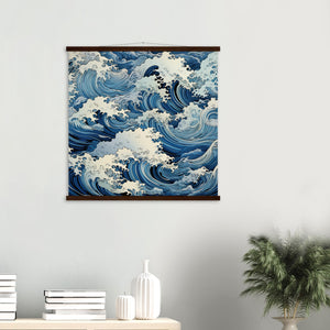Japanese Wave Painting 'Fukeino'