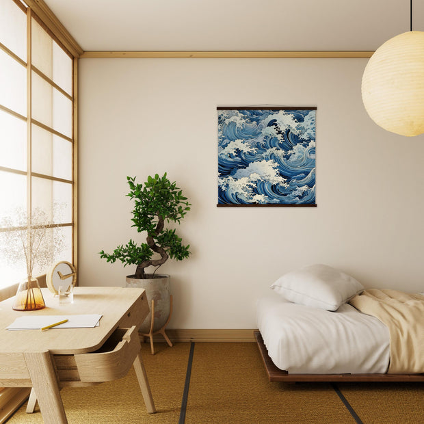 Japanese Wave Painting &