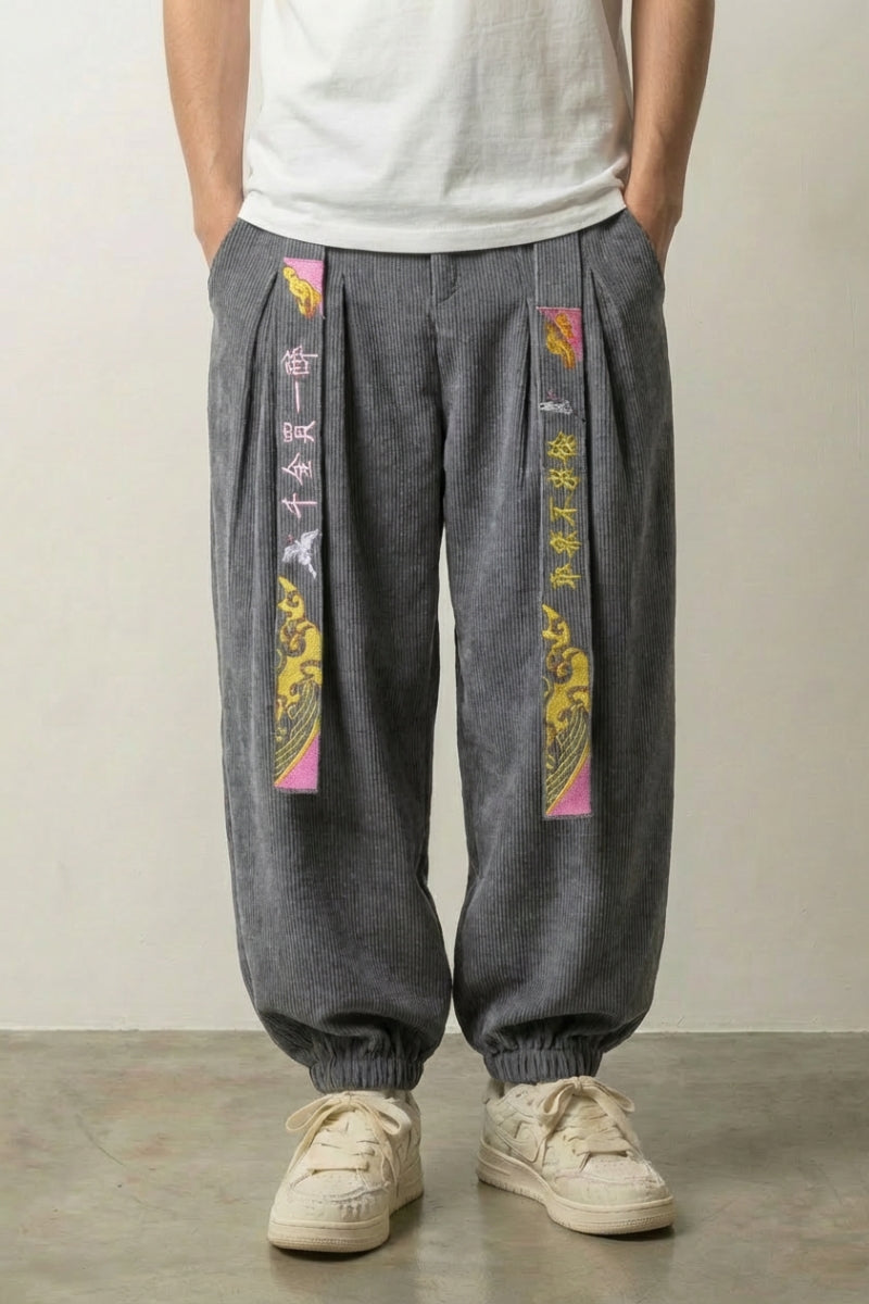 Detail view of japanese pants - Japanese Workwear Pants Takumi