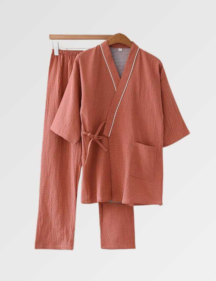 Colorful and authentic cotton jinbei for men
