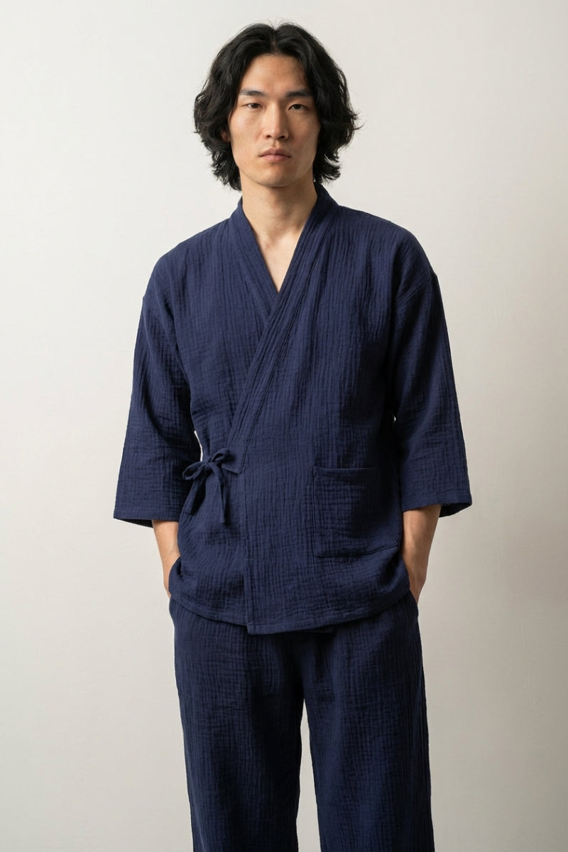 Japanese-style jinbei set