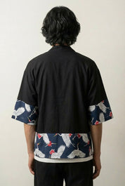 Back view of kimono for men